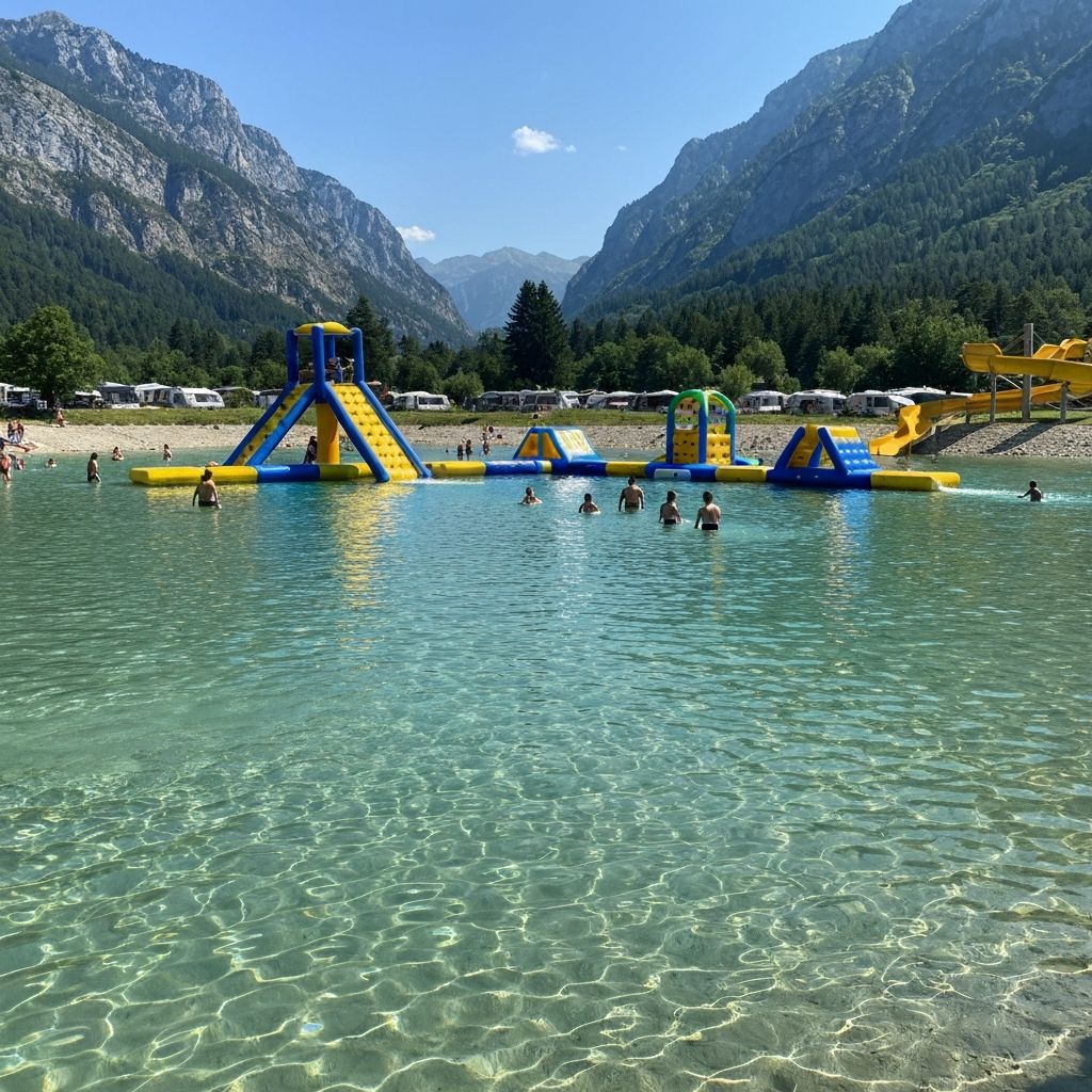 저수지 워터파크